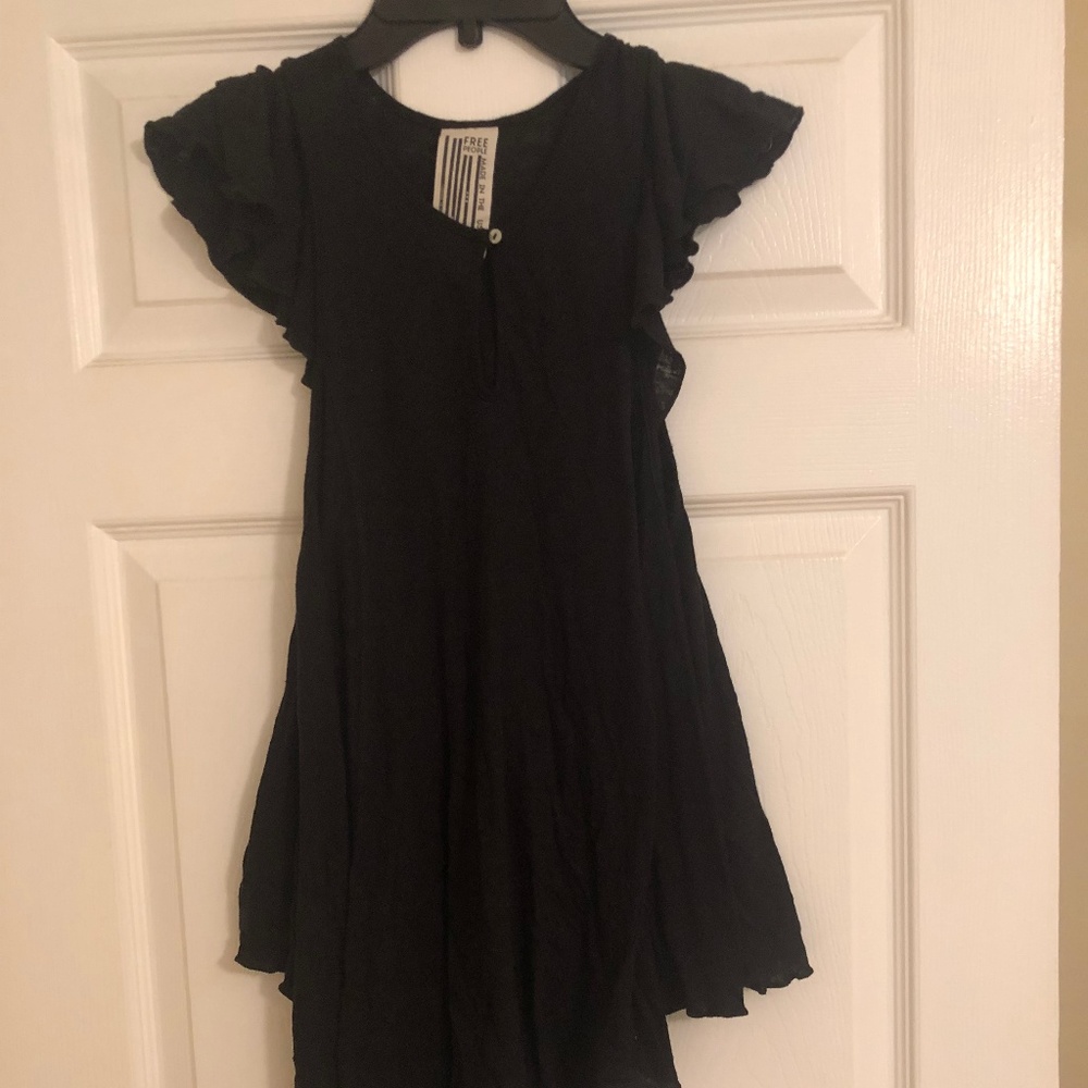 Black Free People Top